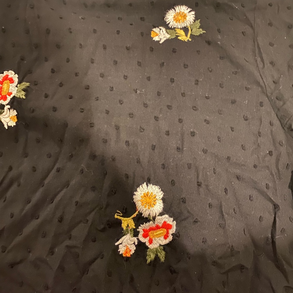 Excellent condition flare long sleeve floral